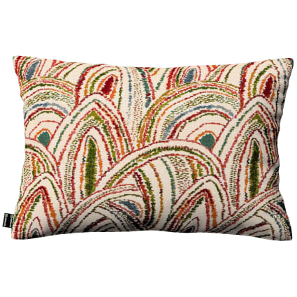 Gemusterte Kissenhülle, beige und rot, 60x40 cm Cosy home