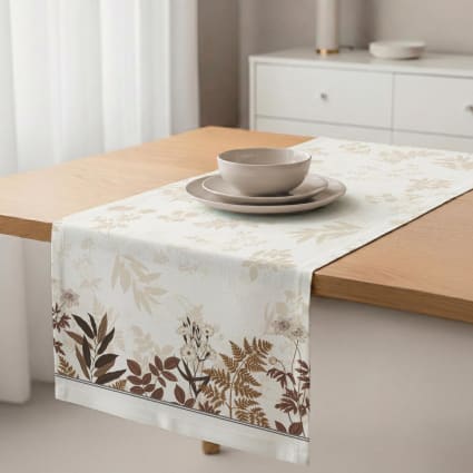 Chemin de table en coton sienna 50x150 cm - Maisons du Monde
