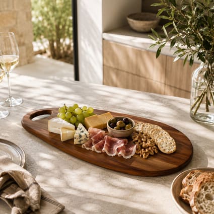 Planche à découper en bois d'acacia 48x24cm Copa Maisons du Monde — free download