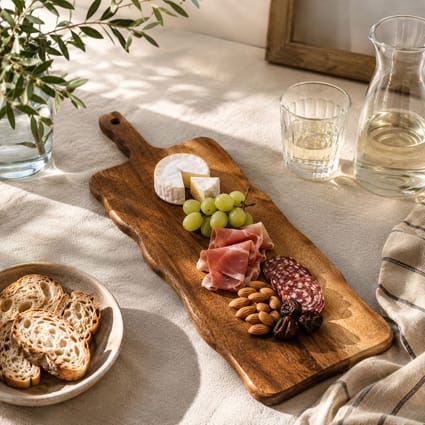 Planche à découper en bois d'acacia 55x18cm Copa Maisons du Monde — free download