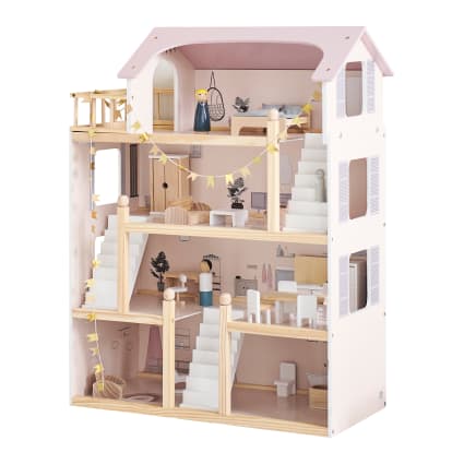Cosiki Mini canapé Double à Motif de Fleurs pour Maison de Poupée à L'échelle 1/12, Meubles de Jouets Exquis pour Accessoires de Poupée, Matériau en Bois + Tissu (grande grappe de fleurs Cosiki Mini canapé Double à Motif de Fleurs pour Maison de Poupée à L'échelle 1/12, Meubles de Jouets Exquis pour Accessoires de Poupée, Matériau en Bois + Tissu (grande grappe de fleurs
