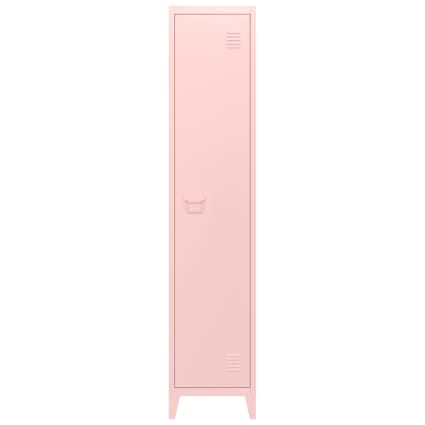 Metallschrank in Rosa 180cm 1 Tür Maeva