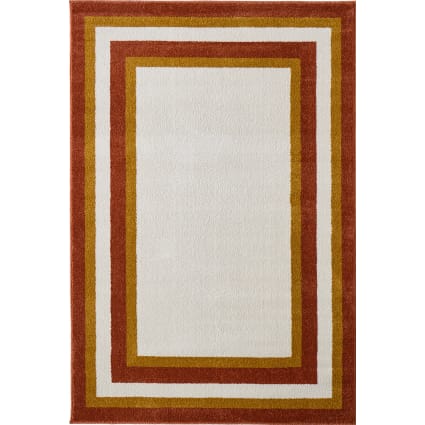 Grafischer Indoor-Teppich mit Streifenmuster 150x220 cm Santal
