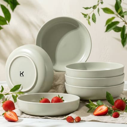 Teller-Set 6-tlg Suppenteller, Beige Victo
