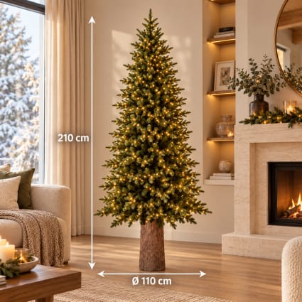 Weihnachtsbaum 180 cm mit 2000 LEDs, Ø100 cm Pino luxury new