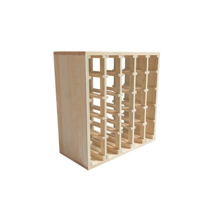 Flaschenregal aus Holz für 25 Flaschen, 53 x 25 x 53 cm B&b utility