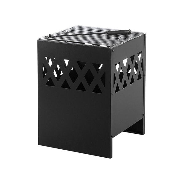 Beliani - Brasero con parrilla metal negro
