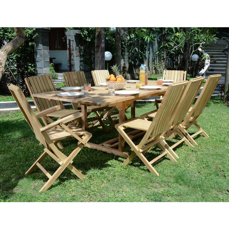 GIANTEX Salon De Jardin 2-4 Personnes En Rotin, Table De