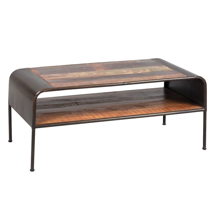 Table  basse rectangulaire aspect vieilli-Replay