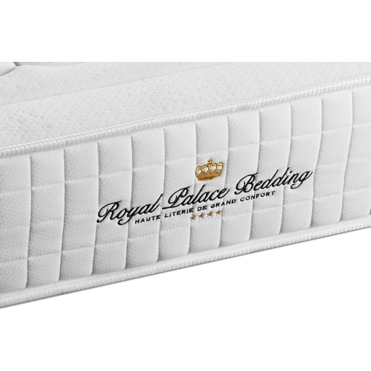 Pack matelas sommier kit 200x200 oreiller couette-Balmoral cropped-6