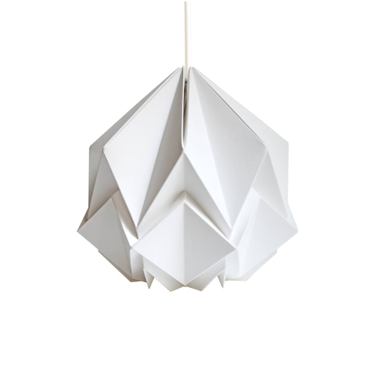 DOITOOL 2 piezas de pantalla de papel de arte cubierta de lámpara de papel  cubierta de luz de origami pantalla de techo lámpara colgante lámparas LED