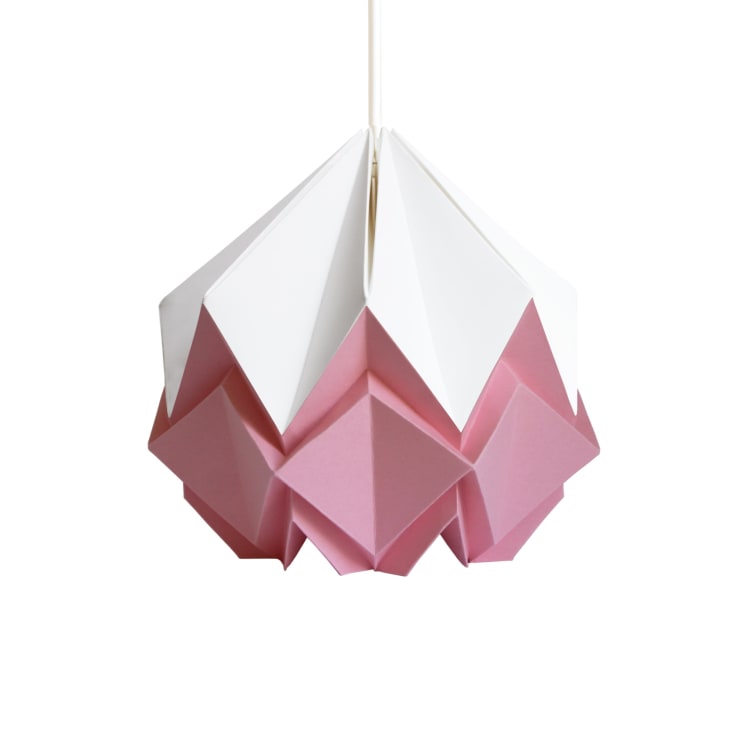 Suspension origami bicolore en papier taille S-HANAHI cropped-10
