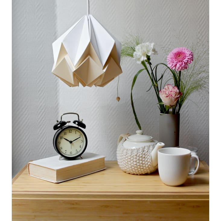 Suspension origami bicolore en papier taille S-HANAHI cropped-4