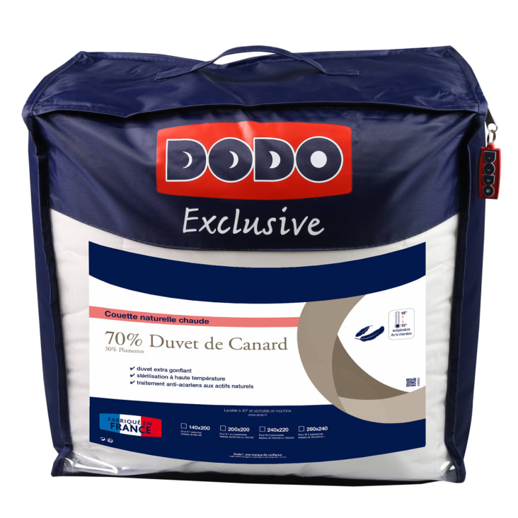 Couette 70% Duvet de Canard neuf Chaude 220x240 cm - DODO cropped-3