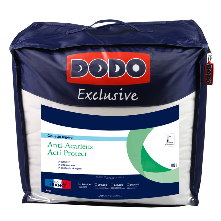 Dodo - couette 220x240 protection active anti-acariens végétal 4
