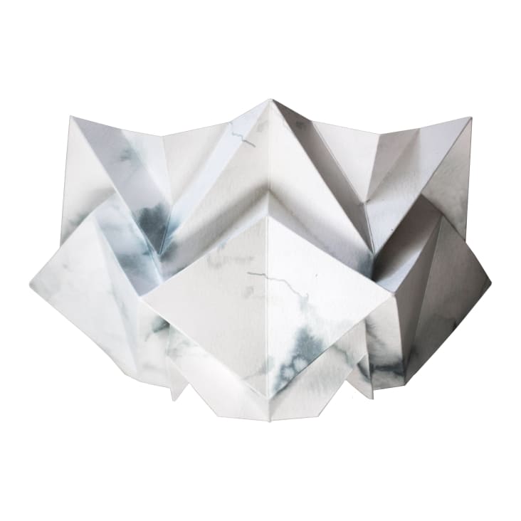 Applique murale origami en papier motif hiver-KABE