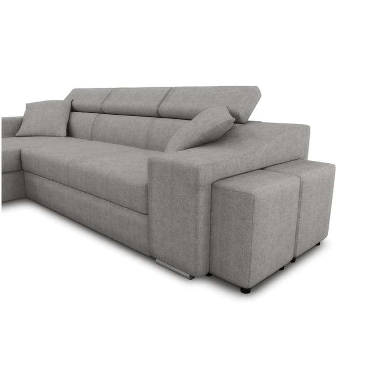 Canapé d’angle 4 places en tissu gris avec rangement droit-ELONA cropped-9
