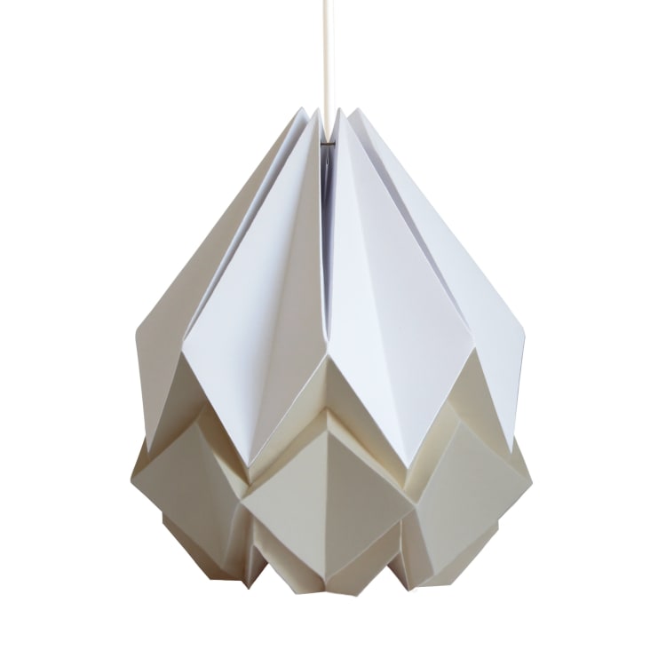 Suspension origami bicolore en papier taille XL-HANAHI cropped-7