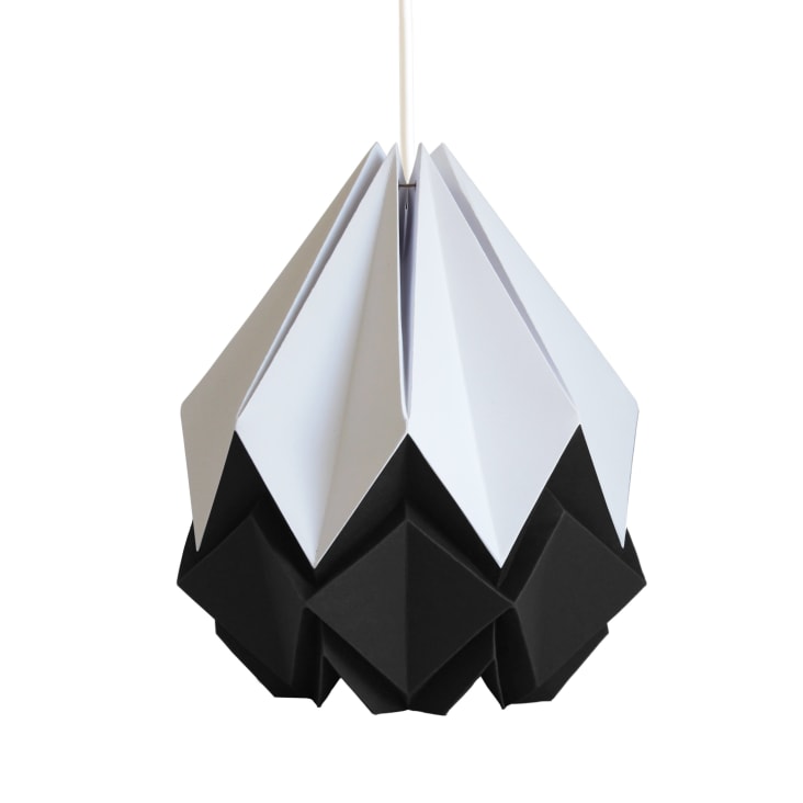 Suspension origami bicolore en papier taille XL-HANAHI cropped-8