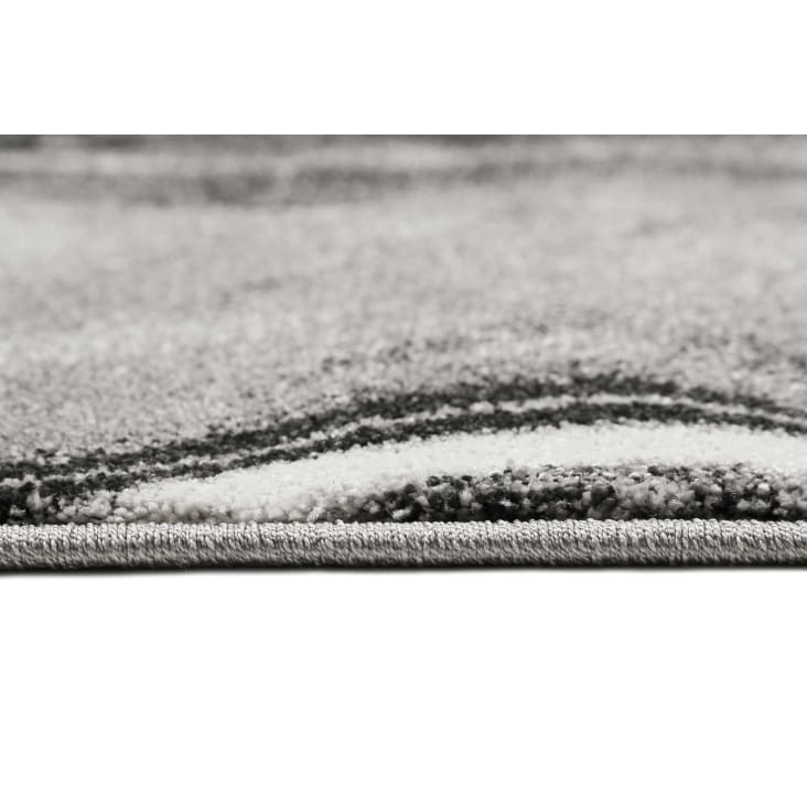 Tappeto fantasia marmo sfumature di grigio per soggiorno 170x120
