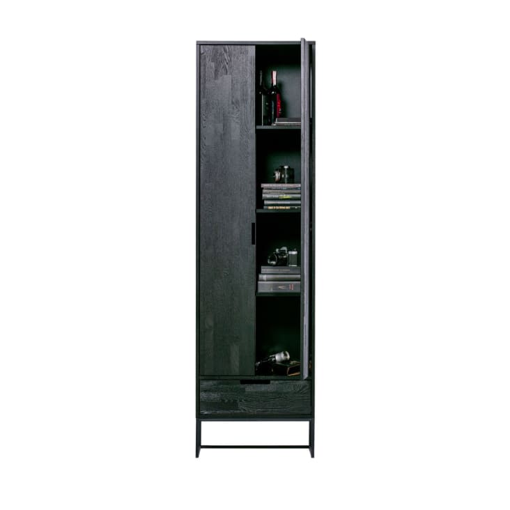 Cabinet en bois noir-Silas cropped-7