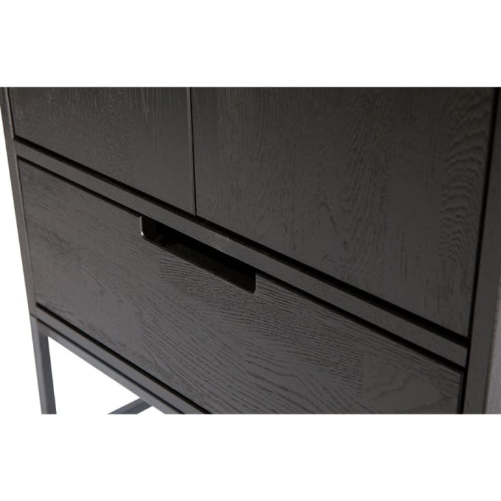 Cabinet en bois noir-Silas cropped-9
