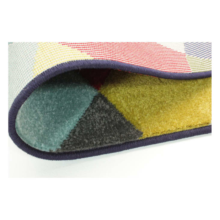 Tapis  design en polypropylène multicolore 80x150-Rhumba cropped-3