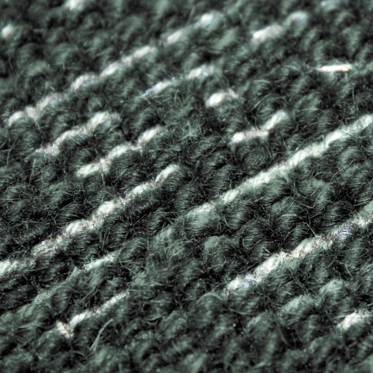 Tapis en laine et coton vert foncé 120x170-Nude cropped-4