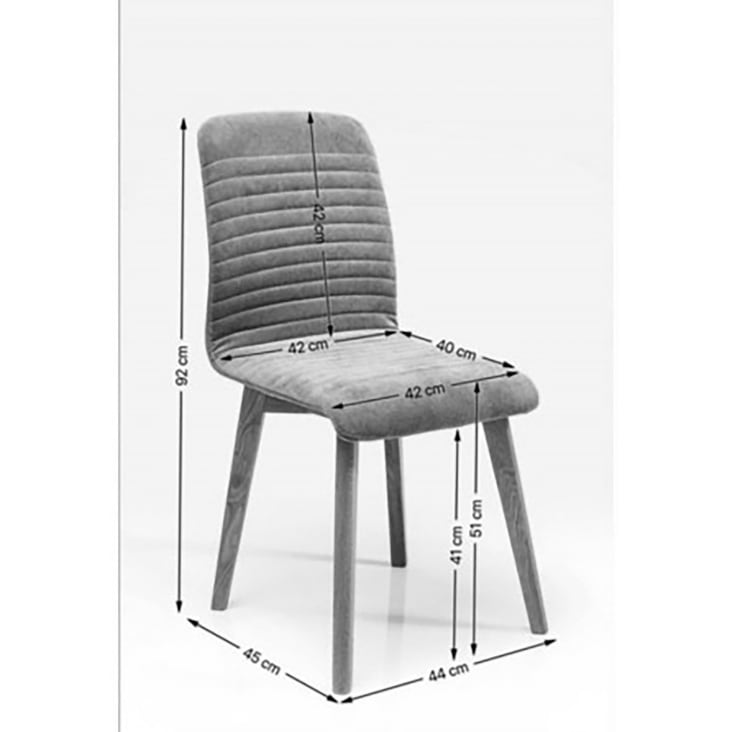 Chaise scandinave grise et chêne-Lara cropped-4