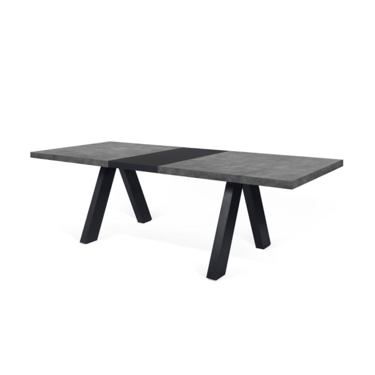 Table effet bois béton et noir-Apex cropped-3