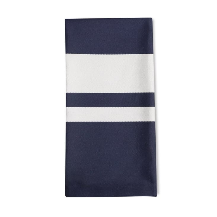 Serviette de table coton Bleu 50x50 cm-PAMPELUNE
