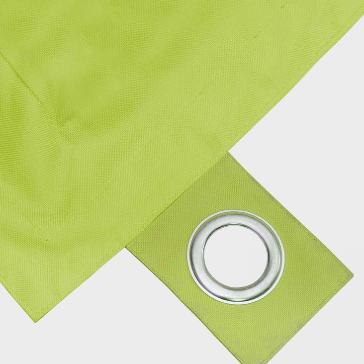 Pouf de jardin en polyester vert 180 x 145 cm Oviala