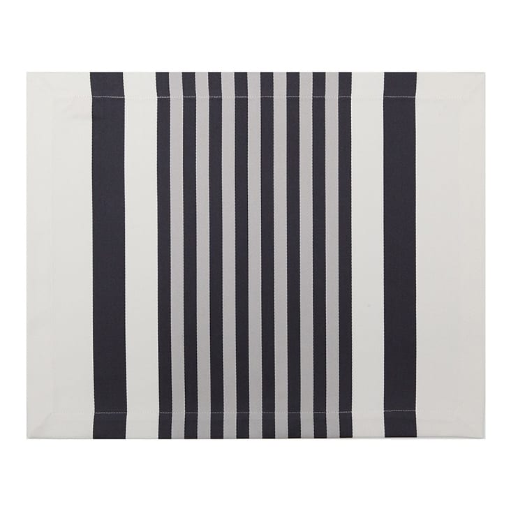 Set de table coton Noir 41x52 cm-AINHOA