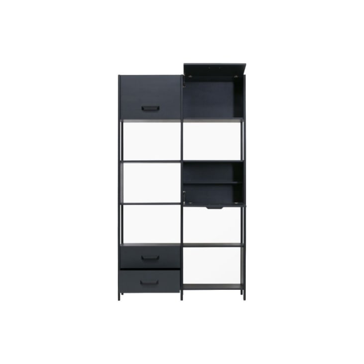 Armoire Legacy en bois en metal noir Legacy Maisons du Monde
