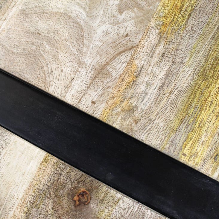 Table à manger en bois marron 180 cm-New york cropped-6