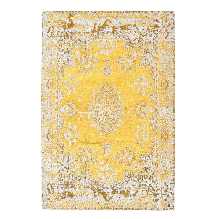 Teppich im Vintage-Orient-Stil, flach gewebt, Gold, 155x235 cm FUNKY ORIENT  | Maisons du Monde