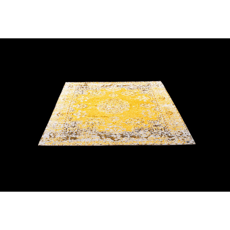 Tappeto vintage stile orientale, tessuto piatto, Oro, 155x235 cm FUNKY  ORIENT