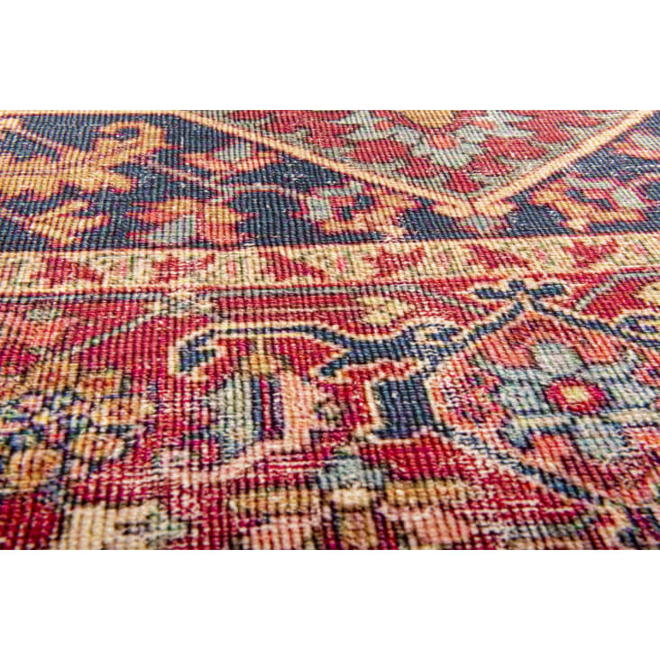 Alfombra estampada vintage roja 160x230 cm
