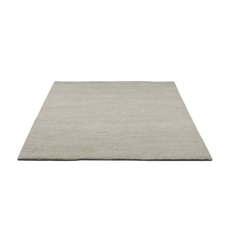 Handgeknüpfter Berber-Teppich aus reiner Schurwolle - Grau - 70x140 cm HADJ