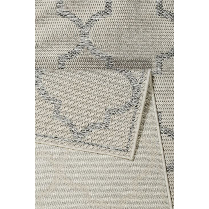 Tapis exterieur beige motif oriental gris 200x133-Gleamy cropped-4