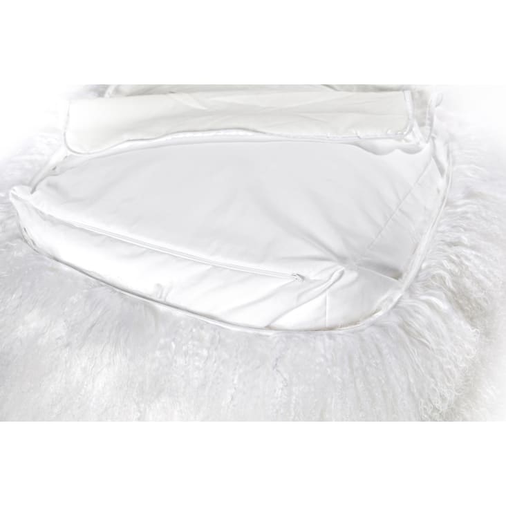 Pouf Cube Pamina Blanc SITTING POINT Maisons du Monde