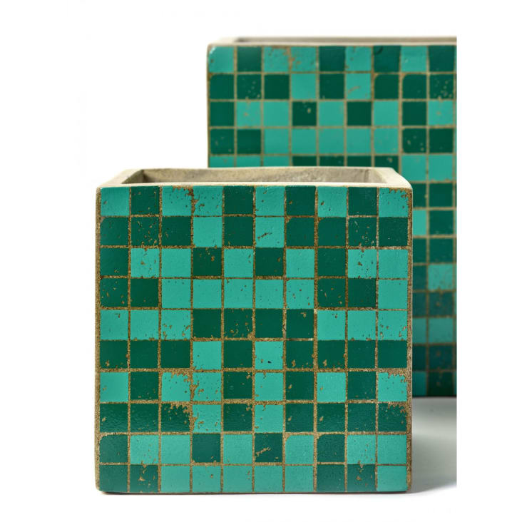 Pot béton cubique vert 11x11x11 cm-MARIE MOSAÏQUE cropped-5