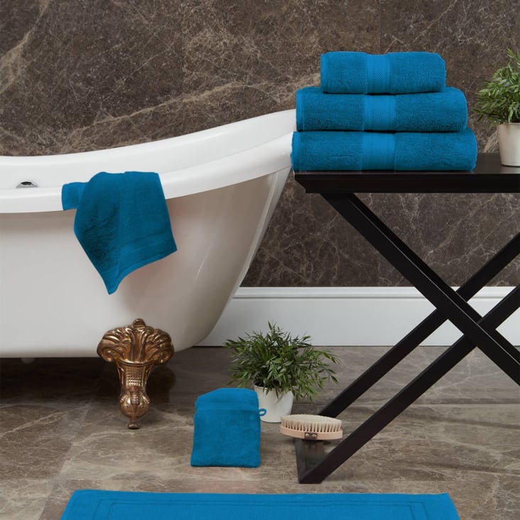 Serviette De Bain Luxury Sensei - 70x140cm - 550g/m² - 100% Coton Absorbant - Couleur Safran
