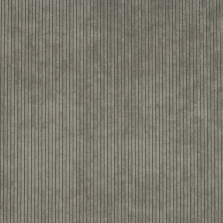 Fauteuil en velours côtelé et métal gris clair-Sally cropped-5