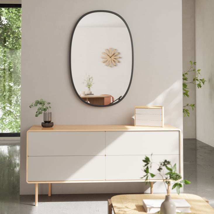 Espejo de pared ovalado - El mueble clásico italiano