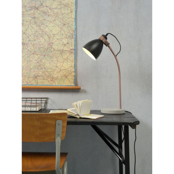 Lampe de table noire H50cm-DENVER cropped-2