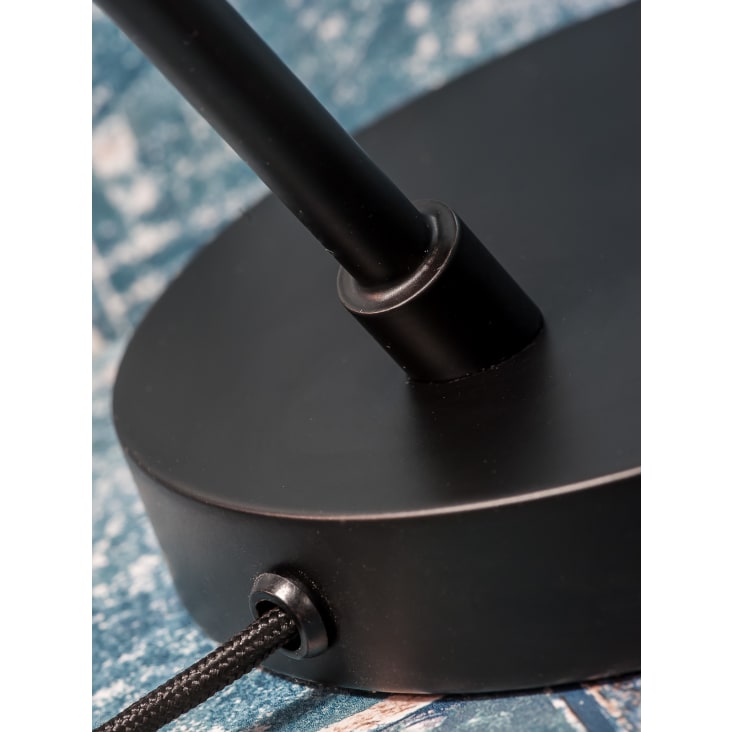 Lampe de table en fer noir H44cm-VALENCIA cropped-4