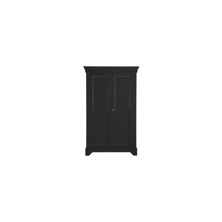2-türiger Kleiderschrank aus Holz, schwarz Isabel | Maisons du Monde