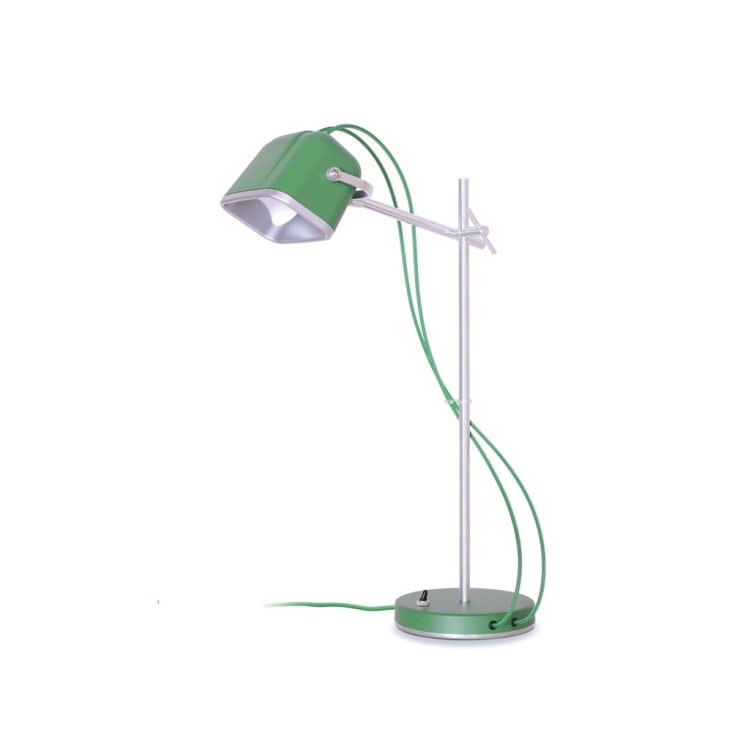 Lampe à poser en aluminium vert H60cm-MOB