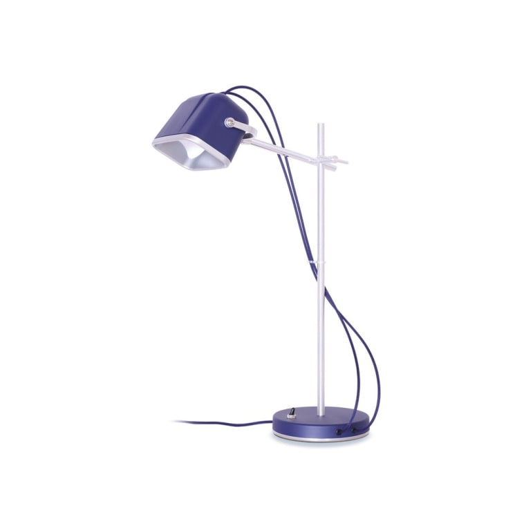 Lampe à poser en aluminium violet H60cm-MOB